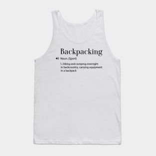 Backpacking Definition Tank Top